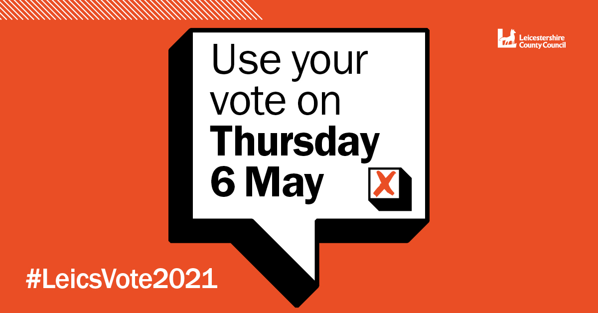 LeicsCountyHall's tweet image. A new drive is urging people not to miss the chance to have their say in our election on 6 May - read more: crowd.in/WrKWon