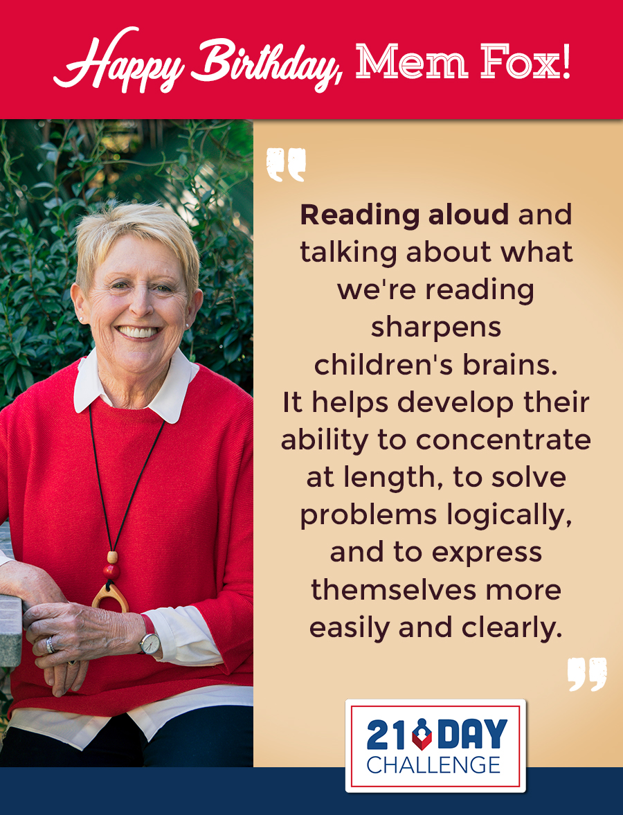 Happy Birthday, Mem Fox! 