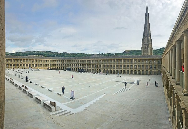 The magnificent grade I listed #PieceHall in #Halifax, built for the wool trade and opened in 1779, was one of the locations for the brass band concerts in the 1996 film #BrassedOff. It was re-opened after a major restoration project in 2017.