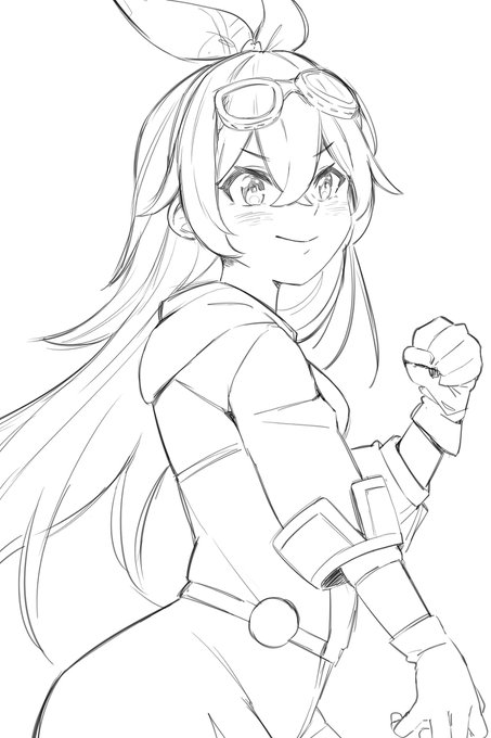 Genshin Impact Amber #drawing #painting #STUDY #sketch #art #miHoYo #Impact #Genshin #Amber  