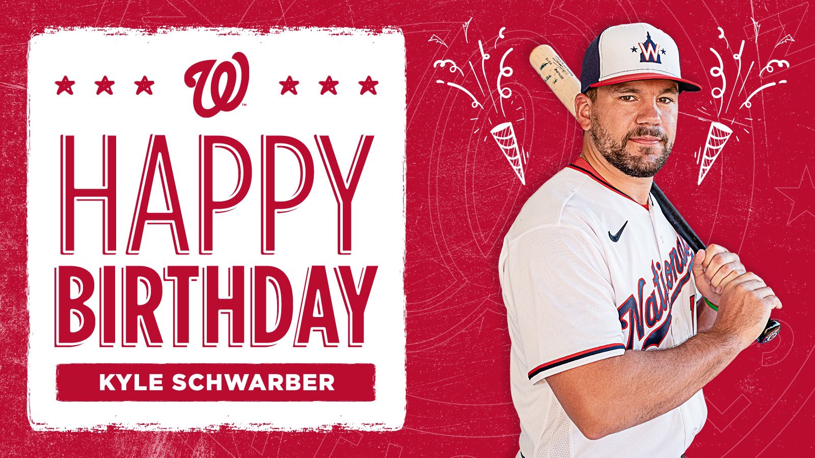 Washington Nationals on X: "Help us wish Kyle Schwarber a happy birthday! #NATITUDE https://t.co/MXFTswBrAa" / X