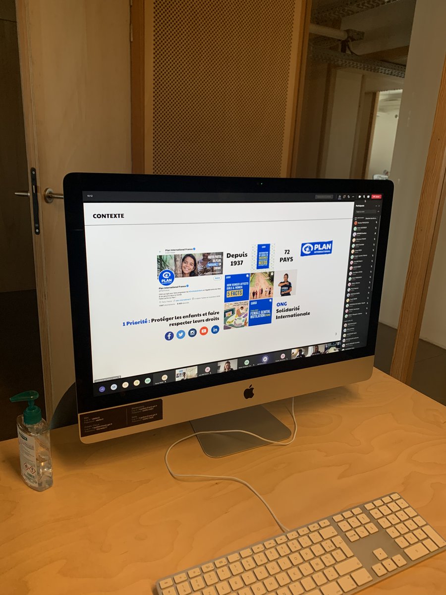 {PITCH}
Aujourd’hui, Les étudiant.e.s de l'@ECV_Digital_Nts et @audencia_com, que nous accompagnons depuis 1 mois et demi maintenant, présentent à l’ONG <a href="/PlanFrance/">Plan International France</a> leur campagne digitale pour le programme #SAFERCITIES. De très belles propositions ! #StayTuned
