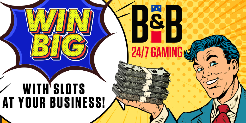 BBAmusementIL's tweet photo. Do you want slot machines in your establishment?  See if you qualify!  Give us a call at 309-585-2077 https://t.co/oVQXQxltBK