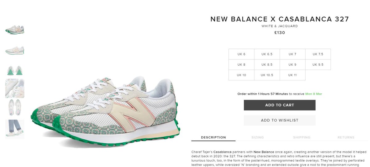 LIVE via END: New Balance x Casablanca