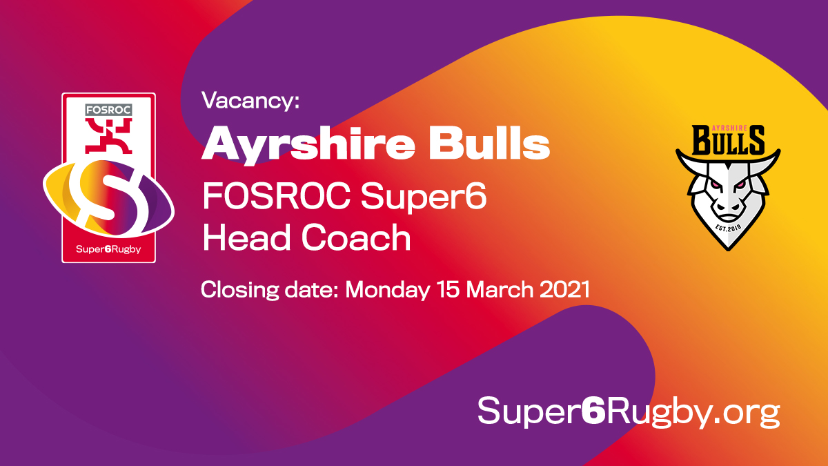 ScotRugbyPrems's tweet photo. Following the news that Pete Murchie has stepped up to the @GlasgowWarriors coaching team, the recruitment process is now underway for the full-time Head Coach vacancy at @AyrshireBulls. 

Find out more ⤵️
https://t.co/xYf21OI0bY https://t.co/uIRyMsQyNU