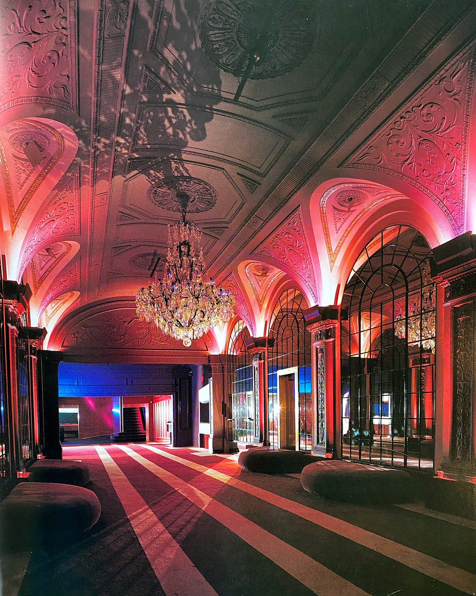 djmarkfarina's tweet photo. Interior of Studio 54. Formerly the Gallo Opera House built in 1927. Designed by Bromley Caldari Architects. Opened as the nightclub in 1977. #fbf https://t.co/mIEwLVA0MA