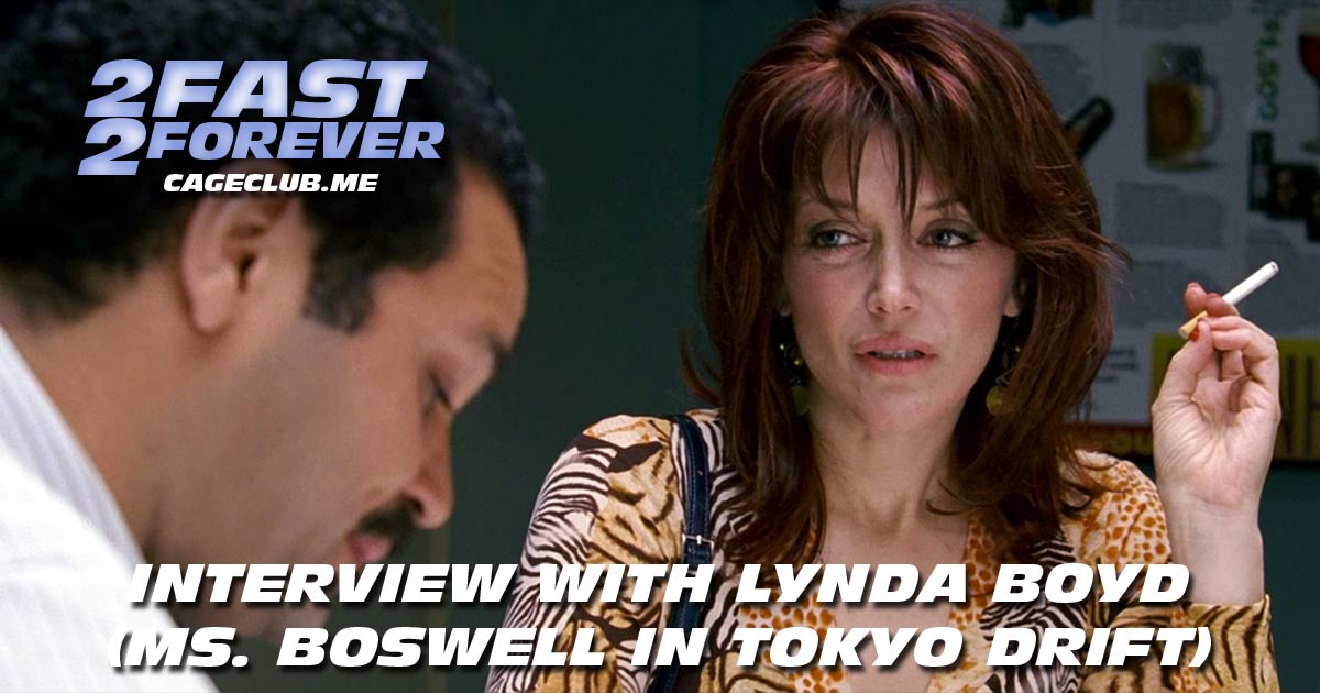 2 Fast 2 Forever (@2fast2forever) on Twitter photo Bonus episode! Today, we're joined by <a href="/LyndaBoydMedia/">Lynda Boyd</a> to talk about her role in Tokyo Drift. She also shares stories about her time on The X-Files, Supernatural, She's the Man, and much more! Great interview, great conversation. Check it out! #2F2F cageclub.me/lynda-boyd-int… Bonus episode! Today, we're joined by <a href="/LyndaBoydMedia/">Lynda Boyd</a> to talk about her role in Tokyo Drift. She also shares stories about her time on The X-Files, Supernatural, She's the Man, and much more! Great interview, great conversation. Check it out! #2F2F cageclub.me/lynda-boyd-int…