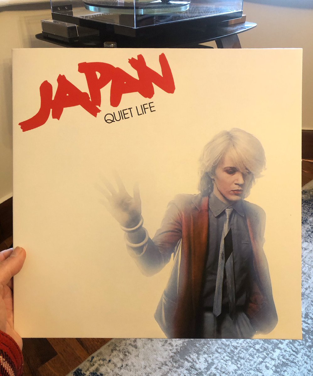 mrkinski's tweet photo. #NowPlaying - an album that helped define the sound of the early #80s - Japan ‘Quiet Life’ 2020 remaster on #vinyl from @burningshednews #davidsylvian #robdean #stevejansen #mickkarn #richardbarbieri #Johnpunter #80sMusic https://t.co/bD1wXcQB7g