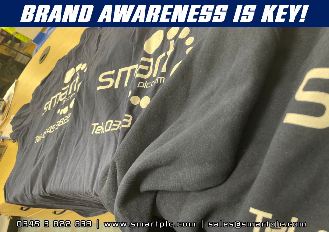 smartplc's tweet image. Brand awareness is key.

More merchandise coming through the door today, get yours from smartplc.com 😉

Have a great weekend from all of us at Smart!

#weekend #merchandise #tshirts #hoodies #electrical #data #ev #av #cabling #zappi #evcharging