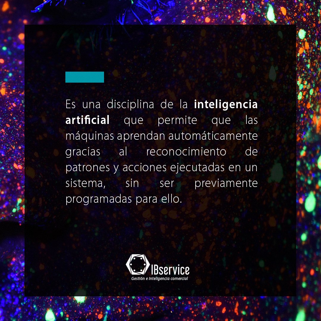 IBservice_pe's tweet photo. El #MachineLearning o #ML viene siendo muy #importante en las grandes empresas del #mundo, permitiendo entrener al #público y en otros casos mejorar los #ProcesosOperativos. https://t.co/3aASPrn1IB