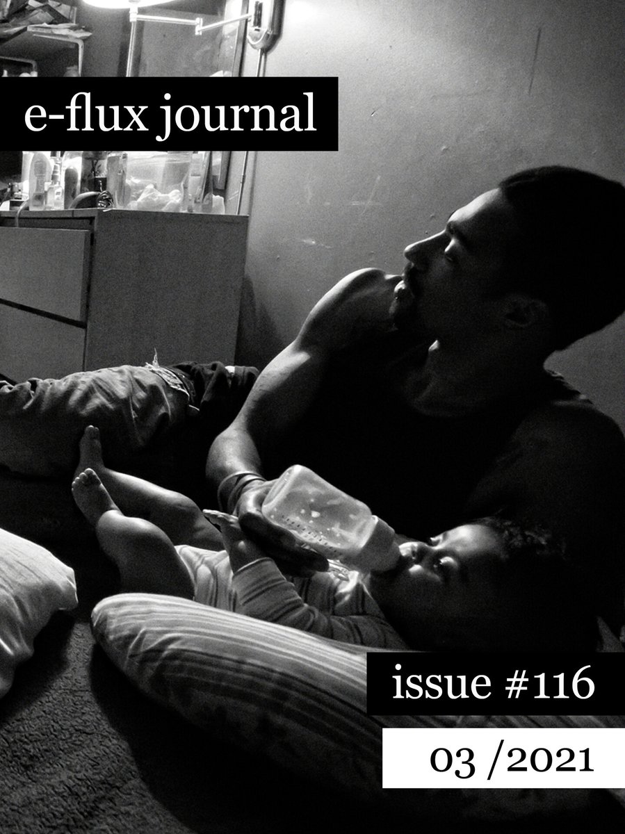 e-flux journal issue 116 out now!

with #FredMoten and #StefanoHarney, #TongoEisenMartin, #EricaHunt, #NoraTreatbaby, #FrancoBifoBerardi, #SashaLitvintseva and #BenyWagner, #TylerCoburn, #SooHwanKim, #MariaLind, and #BorisGroys

Read the issue here: e-flux.com/journal/116/