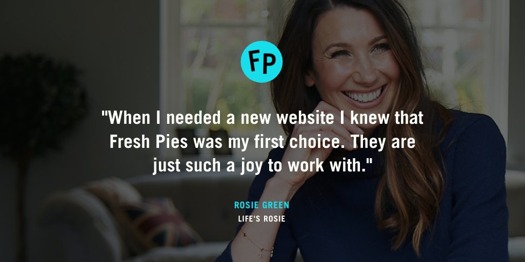 freshpies's tweet photo. We had the pleasure of working with the very charming @Lifes_Rosie to create her ‘Plan B’ website. 🌟

#balham #websitedesign #londonbusiness #clienttestimonial https://t.co/sl9Y8vh3sp