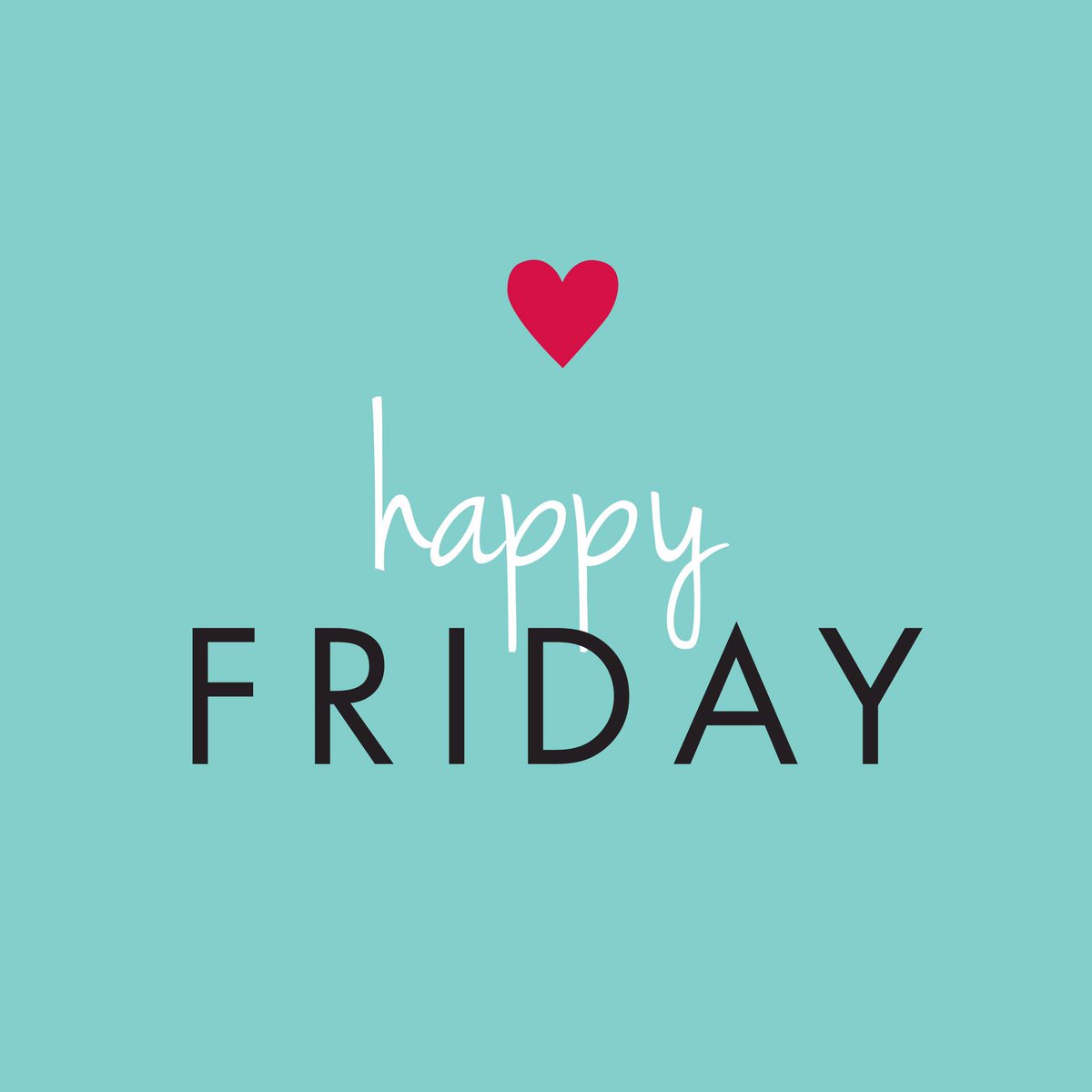 Happy Friday everyone, hope you have a great weekend! #FridayFeeling