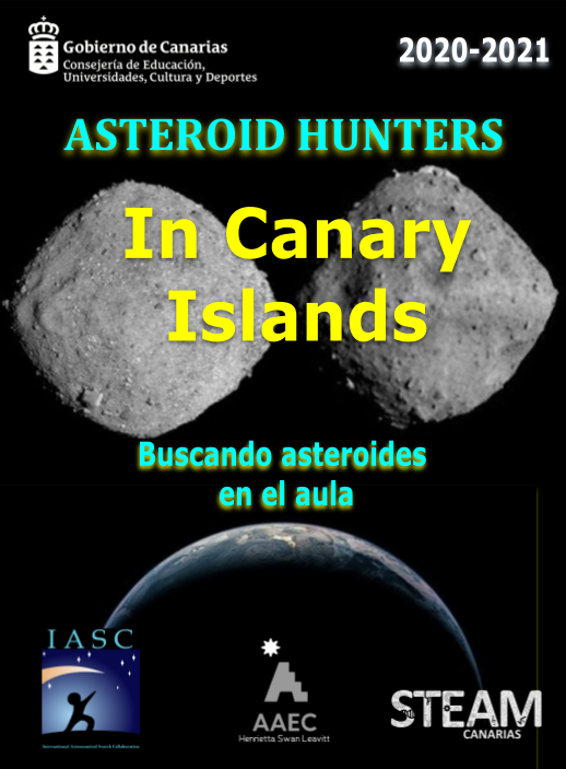 cepafarolasc's tweet photo. El @cepasantacruztf a la caza de asteroides. Con el proyecto «Asteroid Hunters in Canary Islands» analizamos imágenes de los telescopios de la Universidad de Hawái para descubrir nuevos asteroides. Fomentando vocaciones científicas, desarrollando competencias @SteamCanarias https://t.co/XQ712pu0DI