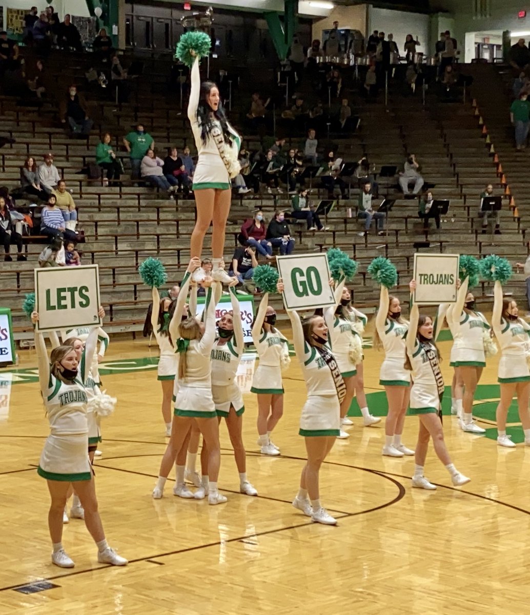 NCTrojanCheer's tweet photo. SECTIONAL GAME TONIGHT! See YOU there! 💚📣 https://t.co/tk6qG8zRwG