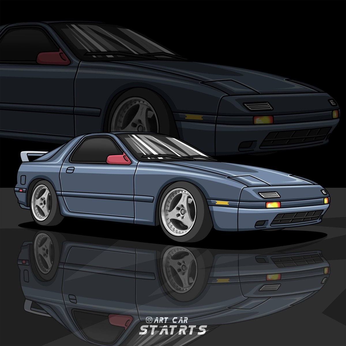 Junecal3's tweet photo. Draw a car to @pxtvr
#fc3s #rx7 #mazda #rotary #13bre #fc3srx7 #reosrx7 #rays #rayswheels #mazdaspeed #bridgeport
#japanoldcar #japancar #japantuning #jdmcars #jdm #car #carlifestyle https://t.co/SIhrUmfENG