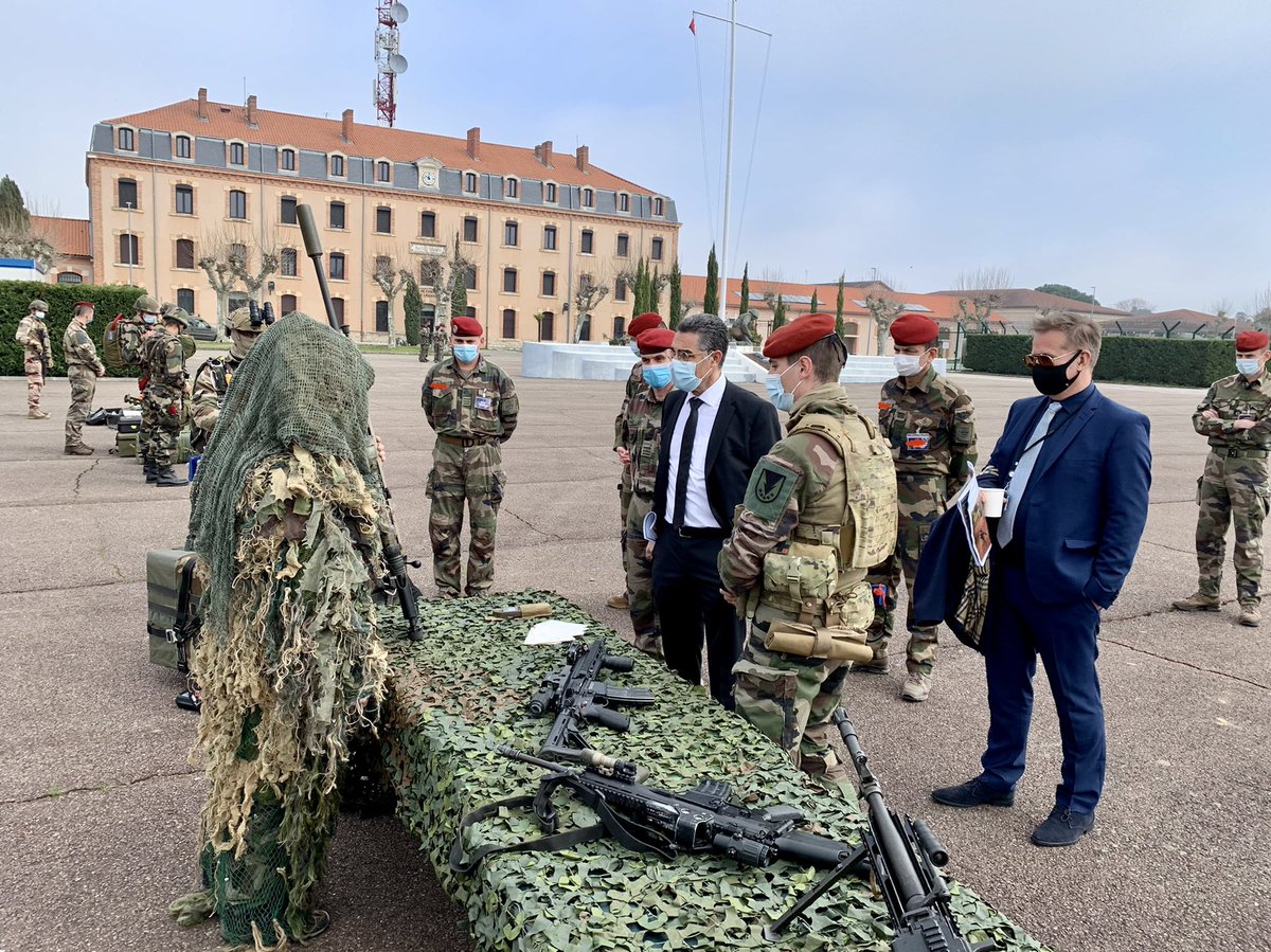 PALevisenat's tweet photo. J’ai tenu à rendre visite au @17eRGP pour redécouvrir l’immense diversité des missions et des métiers de ce prestigieux régiment de #montauban . https://t.co/3q6R3jN3J0