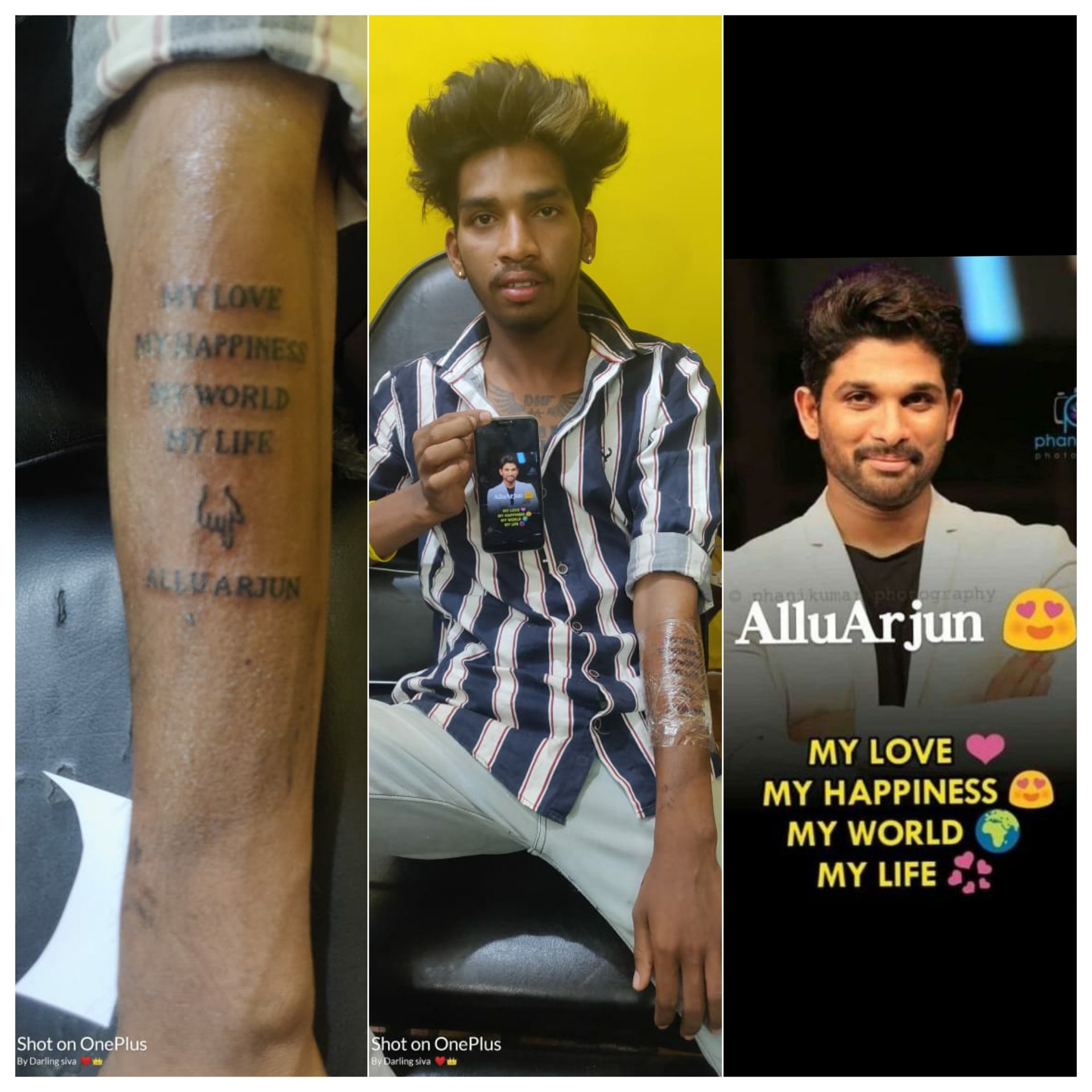 South Indian Actors and Their Secret Tattoos  Allu Arjun Prabhas Mahesh  Babu Vijay Deverakonda  YouTube