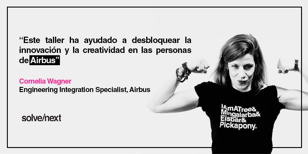 ‘‘Estamos aplicando la metodología Think Wrong para ayudar a resolver problemas reales y estamos construyendo nuevos músculos para resolver problemas en nuestra organización, todos nuestros empleados pueden usarlo.” 

Cornelia Wagner
Engineering Integration Specialist, Airbus