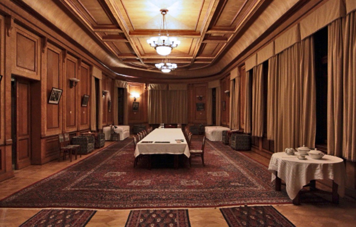 Some of the upholstered furniture at Stalin’s cheerful house was said to be bulletproof: https://t.co/wUq9LpY1YL