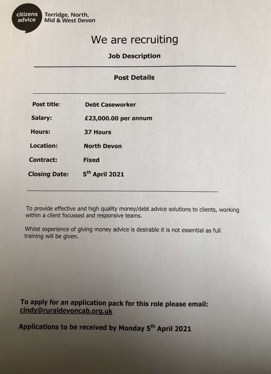 Citizens Advice TNMWD (@tnmwdcab) on Twitter photo 