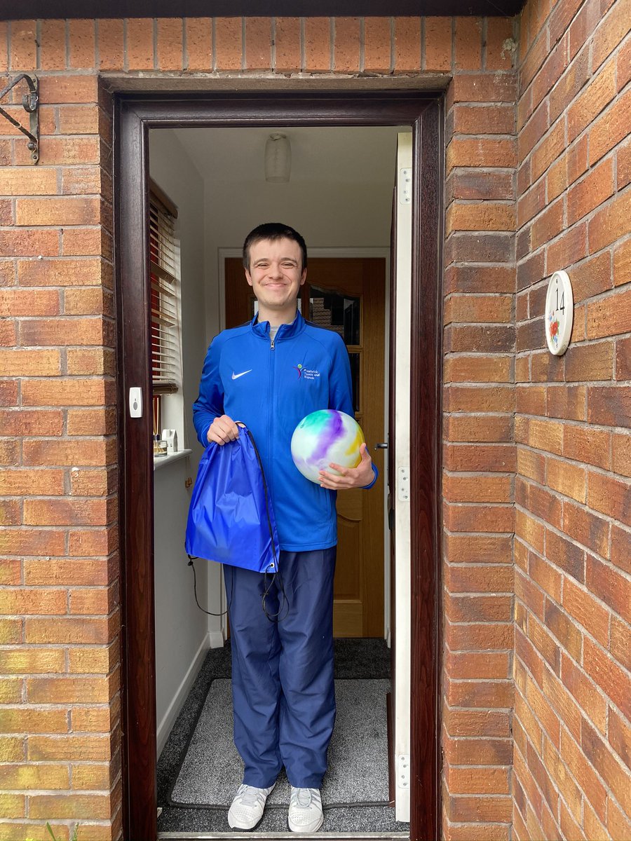sports_ability's tweet photo. Lovely to have a socially distanced catch up with Laura Logan and Jack Dickson delivering their activity bags today @SDS_sport @ActiveSchoolsSA @ActiveSchoolsEA @NAActiveSchools @kayleigh_haggo #keepingactiveathome #comminity https://t.co/NPjuSkV1fD