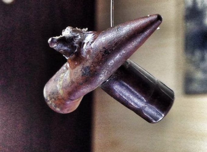 These two bullets collided in the battle of Gallipoli in 1915. The chances of this happening are 1 in a billion.

Name something more unlikely to happen
