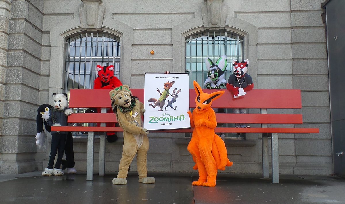 kitwanalion's tweet photo. 5 years ago this weekend, @Disney @DisneyAnimation embraced the Furry world like never before with the release of #Zootopia, which I watched on opening weekend during a #PublicFursuiting outing in Switzerland.
What are your favorite Zootopia memories? #FursuitFriday #Zootopia5 https://t.co/XxFxW6ZRow