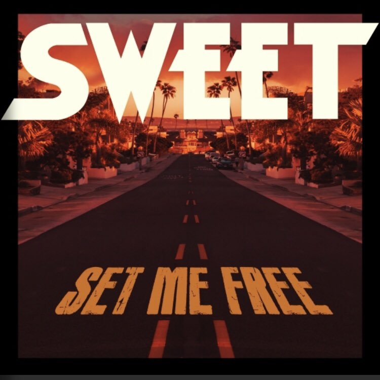 SweetOfficial's tweet photo. “‘Set Me Free’ is one such song, the opener of Sweet’s sophomore album ‘Sweet Fanny Adams’, it rocks hard and this newly 
re-recorded version, featuring ex Cats In Space frontman Paul Manzi, mixes their unmistakable ear for a melody with a real bite.” 
– Metal Planet Music https://t.co/Ue7urLglZ5
