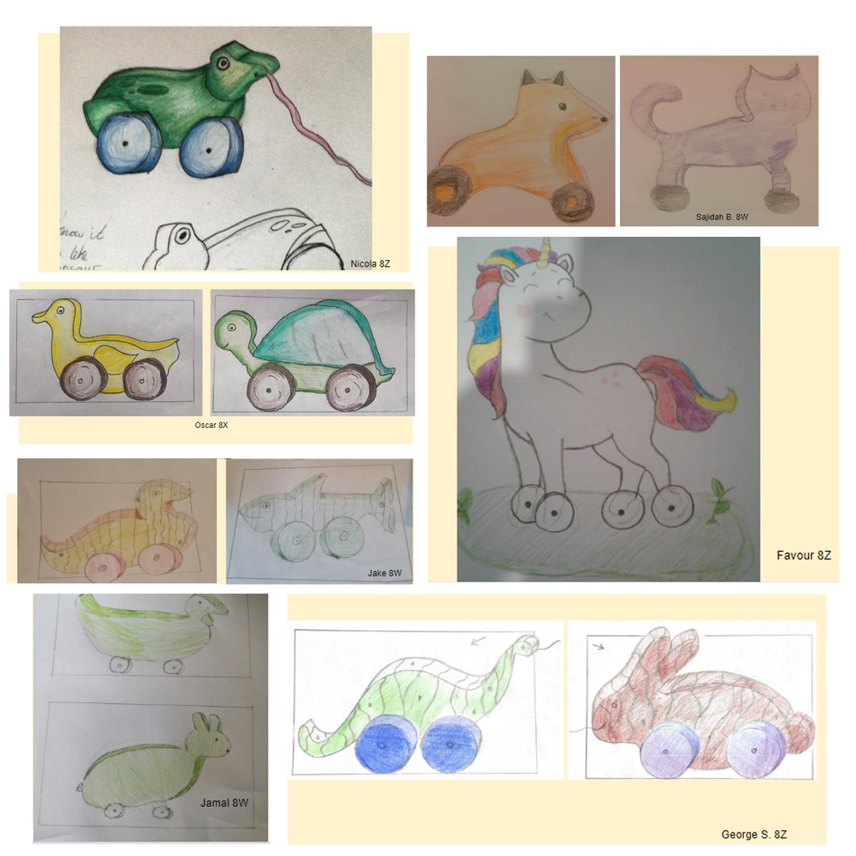 HHS_Design_Tech's tweet image. Year 8 have produced some fantastic 2D and 3D design sketches for their children&apos;s toy project with Mr. Kakaiya @HHSHaringey