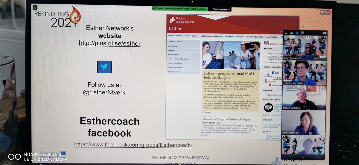 IDT_innovation's tweet photo. ESTHER team UK presented an ESTHER café on Day 2 of the #MicrosystemFestival in Sweden in collaboration with Bex and Mary of Phoenix Support.
#best4ESTHER #ESTHERNetwork https://t.co/8OSnQXoB9v
