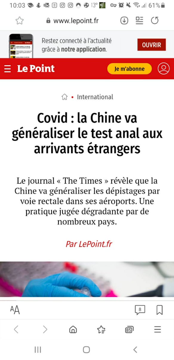 En voilà une barrière non tarifaire qui ne dit pas son nom.. <a href="/CGTNOfficial/">CGTN</a> <a href="/CGTNFrancais/">CGTN Français</a>