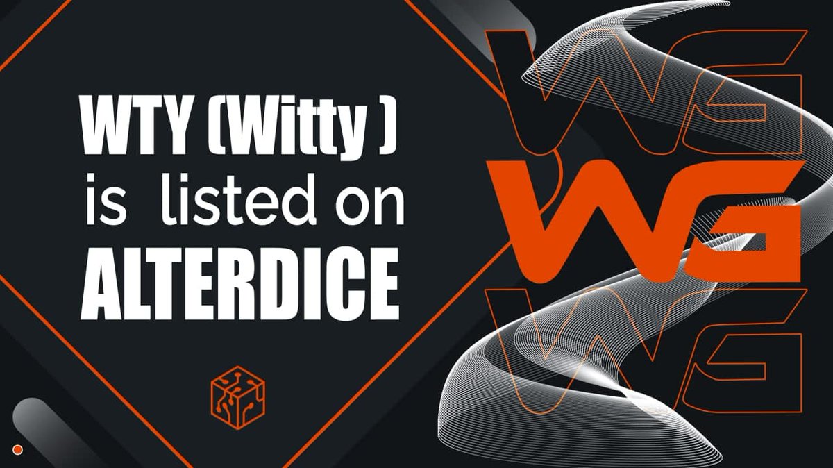Witty  LISTING ON ALTERDICE

Alterdice exchange will list Witty  (WTY )

WTY  will be effective  soon.

Pairs are supported: 
WTY/BTC
WTY/USDT

Official website: wittytech.io 

Network: Binance Smart Chain [ BSC ].

#listing #alterdice #crypto #exchange