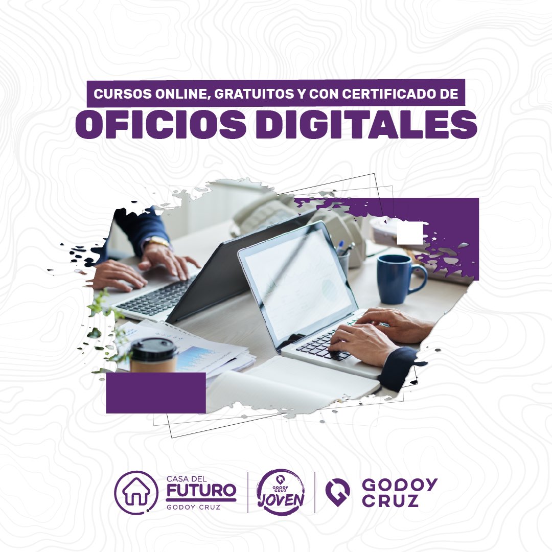 🧑🏻‍💻Lanzamos nuevos cursos de oficios digitales 100% online, gratuitos y con certificación! 

👉🏻📲 Inscripciones: forms.gle/M34aEwU4V6YdE2…