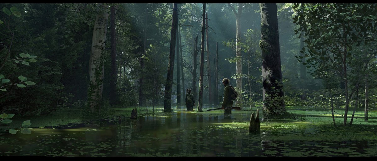 One of concept art for Last of Us Part II that i did back in 2019.
This time its more calm and restful.
Hope you like it,

More coming soon,

Highres : artstation.com/artwork/5X8mnJ