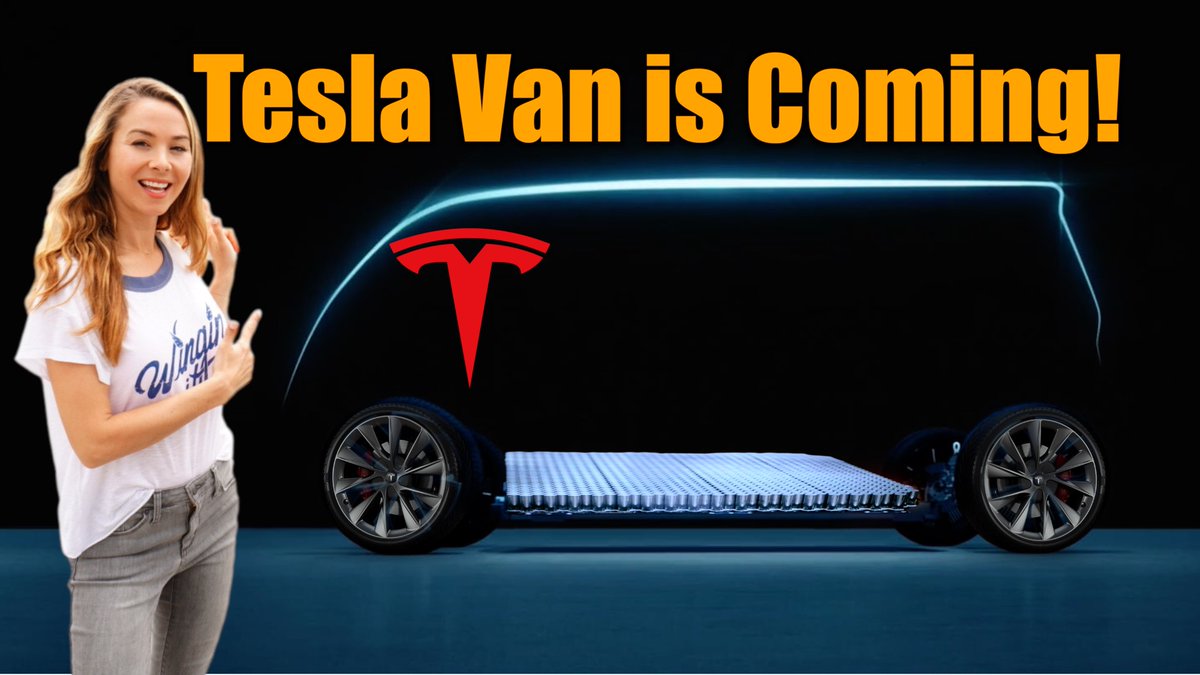 ItsKimJava's tweet photo. NEW VIDEO: "Everything We Know About Tesla's Electric Van" is live on youtube.
LINK: https://t.co/ajfca1DfWW
#Tesla #KimJava #LikeTesla #VanLife https://t.co/cxrdbGqEHT