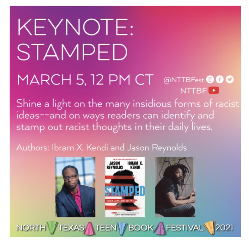 robinsonreader's tweet photo. Broke my Twitter silence for this amazing event! It’s a highlight of my year!! Thank you, @irvinglibrary for your ceaseless efforts. SO stoked for #NTTBF21 💜📚💚 https://t.co/A7jOmzenKP