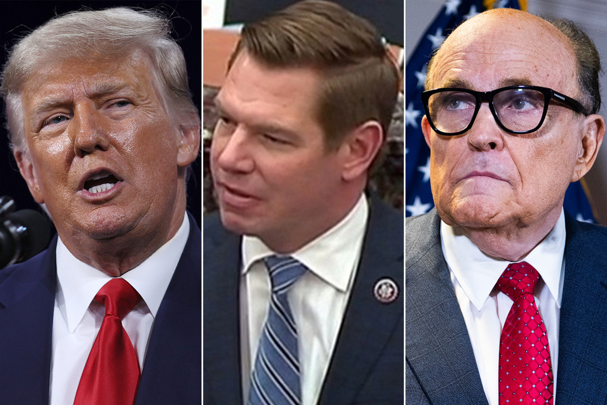 Rep. Eric Swalwell sues Trump, Giuliani and others for Capitol riot