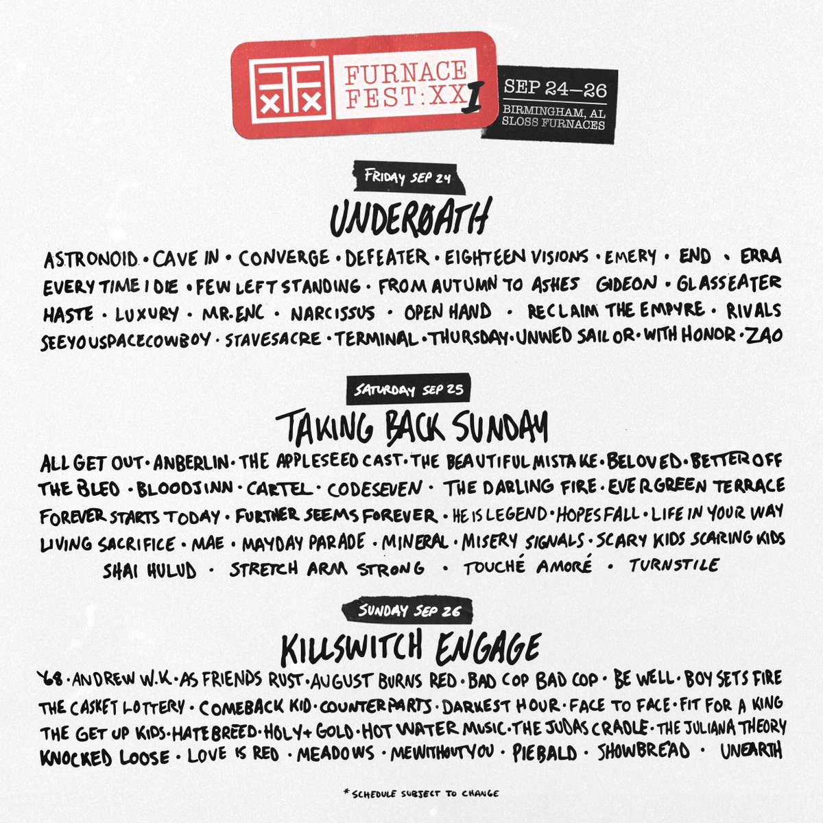 FURNACE FEST 2021
Tickets available at FurnaceFest.US