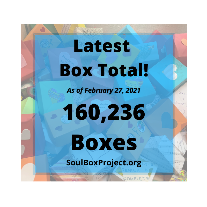 SoulBoxProject's tweet photo. Our Box numbers keep growing! #SoulBoxes #MakeABox #SendItIn #ItCounts #Origami #ArtForACause. https://t.co/t6R2aELLti