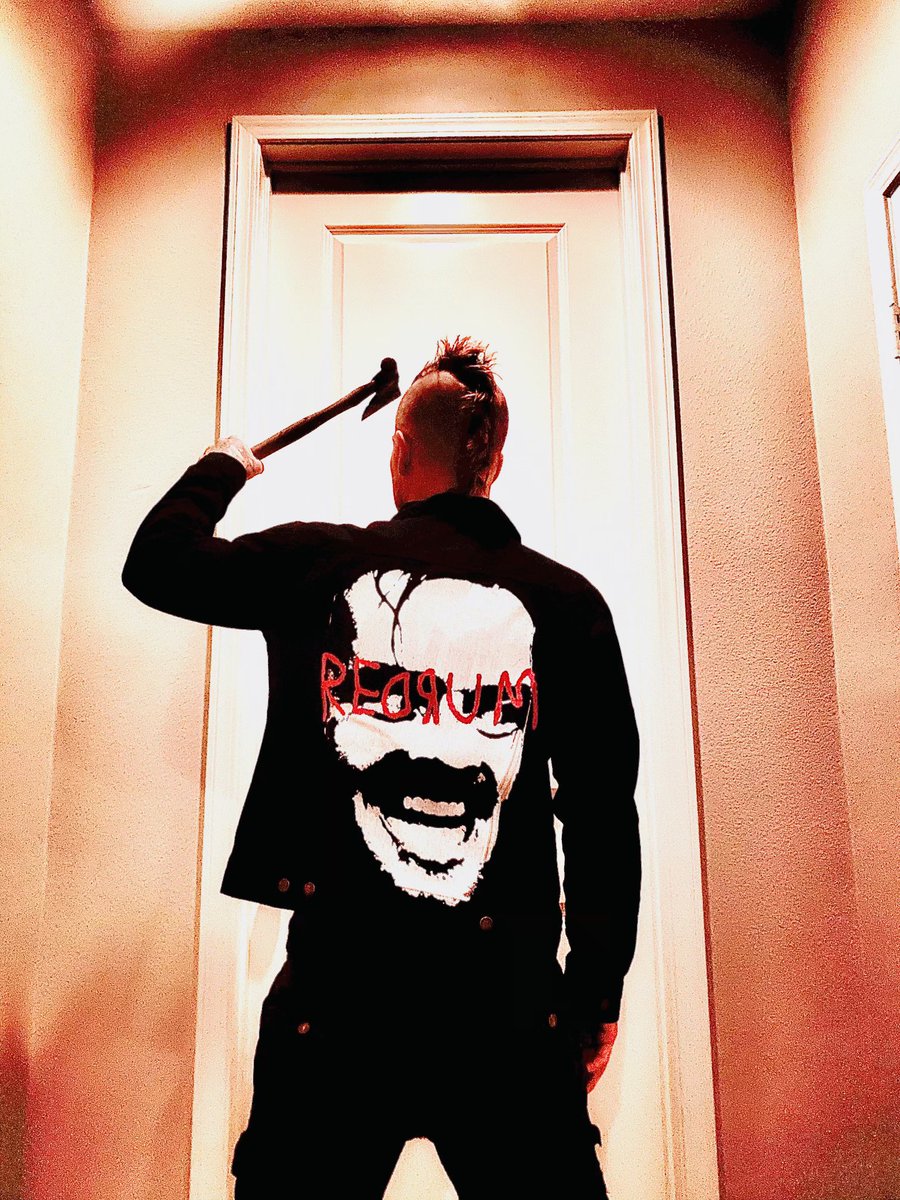 💀 New denim jackets just hit the site! Code SPRING15 for 💰 #redrum #theshining #overlookhotel #jacktorrance