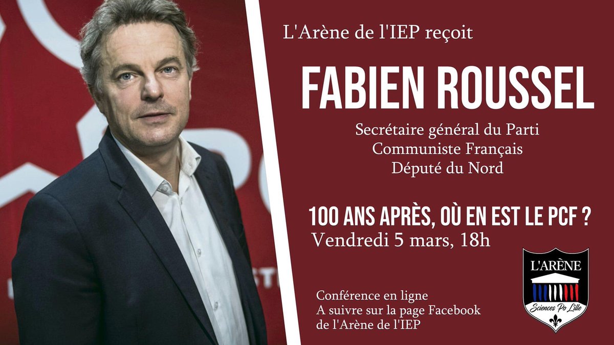 Retrouvez-nous ce soir à 18h sur un live Facebook pour une conférence avec @Fabien_Rssl, secrétaire général du <a href="/PCF/">PCF</a> ! Venez nombreux-ses !

Lien de l’évènement Facebook : fb.me/e/iyNgSG51g