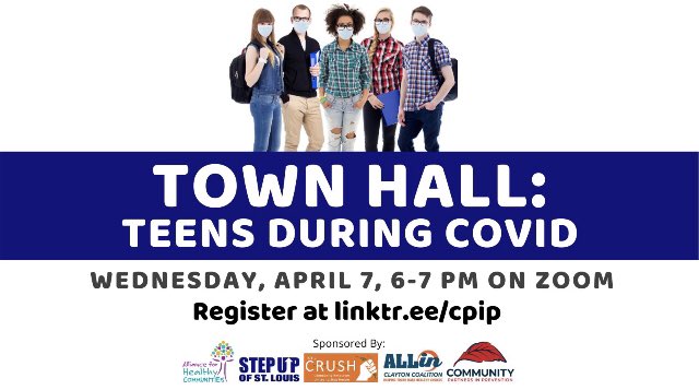 HealthyParkway's tweet photo. Save the date! Parents and anyone spending time with youth, how can we support mental health issues during covid? Hear from experts (which includes teens)@LaurenTrager @KMOV @FOX2now https://t.co/BcSvbMEohl