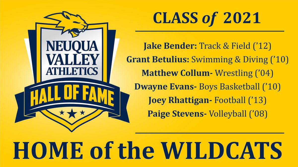 NeuquaValley's tweet photo. Congratulations to the @NeuquaAthletics Class of 2021 Hall of Fame Inductees. https://t.co/XXDEBa6jcc