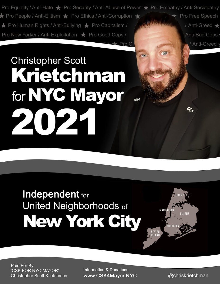 The best way to solve problems is together so that we are able to see all the problems, all the sides of them, and we can accomplish so much more together. #CSK4mayorNYC
@NY1 @errollouis 
#independentMayor #NoStrings #NYC #NotYourAverageCandidate #uniteNYC