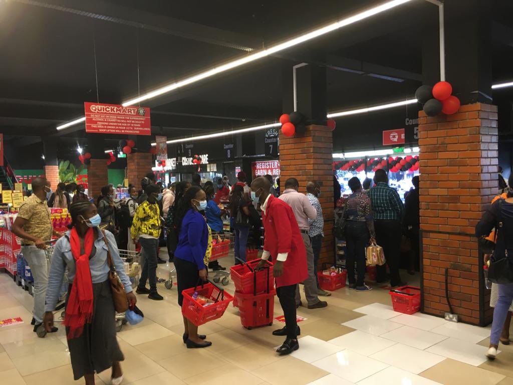 QuickmartKenya's tweet photo. We’d like to thank you all for making your way to #QuickmartPioneer.
We are delighted to serve you! 🥳🥳🥳
#TukoFresh #TukoEasy #TukoTaoPioneer #Quickmart38 #CrazyQuickOffers https://t.co/WiKNsdHcdS