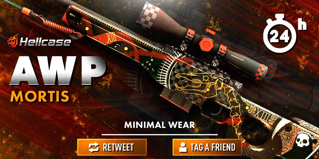 hellcase's tweet photo. 👇Tag The Best Friend &amp; Like
🚀 Follow us
🔥 Retweet this post
😎 The last winner was @HaidaruddinP 

#hellcase #csgo #csgoskin #csgoskins #csgoskinsgiveaway #csgocases #csgocase #hellcasegiveaway #csgoskinsfree #csgoskinsgiveaway https://t.co/e3PmDqNyM1