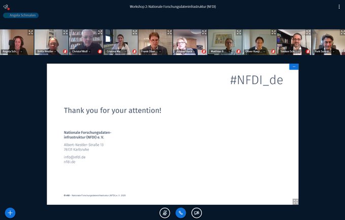 Tweet NFDI Workshop