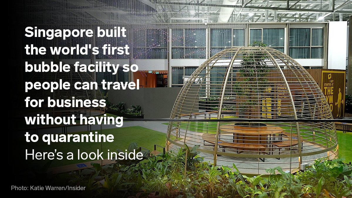 InsiderAsia's tweet photo. Singapore just opened the world's first bubble facility for business travelers, so they can bypass the 14-day quarantine. Insider's @katiedwarren took a look around 👀
https://t.co/n5HuNZgA3L https://t.co/1kiTau5zBv