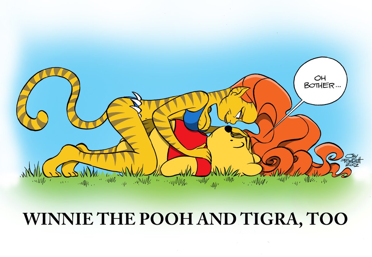 Tigra PRIDE!'s tweet - "Winnie the Pooh and Tigra too #Disne